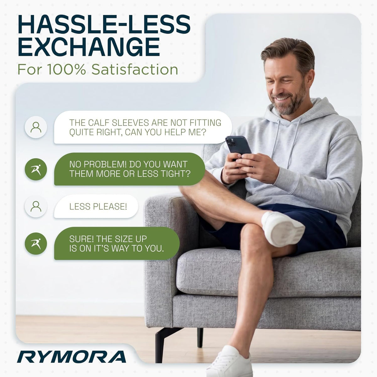 Rymora Calf Compression Sleeves for Men & Women