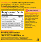 Nature Made Super C Tablets with Vitamin D3 and Zinc, 60 Tablets | Adult Vitamin C Immune Support Supplement, For Daily Immune Support and Antioxidant Support, 60 Day Supply