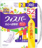 Incontinence Pads Large Pack 300cc 52 pieces