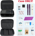 ProCase Diabetes Travel Case for Diabetic Supplies -Black | Hard Storage Bag for Glucose Meter, Insulin Pen, Test Strips, Syringes, Needles & More; Organizer for Diabetic Care Kits
