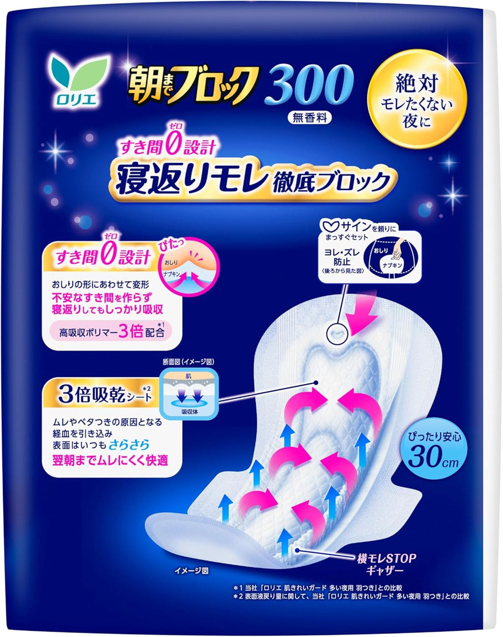 Laurier Sanitary Pads With Wings 30cm 18 pieces