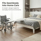 Rotating Transfer Board with Turntable & Dual Assisted Handles - FSA/HSA - Eligible Sliding Transfer Board for Wheelchair to Bed or Sofa, Non-Slip Home Care Mobility Aid for Seniors & Caregivers White