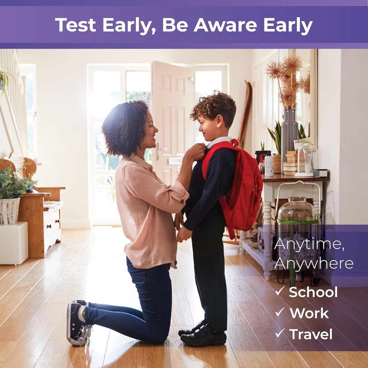 INDICAID COVID-19 Antigen Rapid Test, 6 Tests in 3 Individual Packs, FDA EUA Authorized OTC COVID Home Test, HSA/FSA Eligible, Fast and Easy to Use