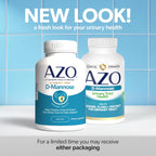 AZO D Mannose Supplement for Women & Men, Clinical Strength, 120 Capsules | D-mannose Pills For Urinary Tract Health, Cleanse Flush & Protect*, Daily Support, 2000mg Clinically Studied Amount