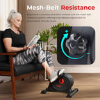 Sunny Health & Fitness Smart Mini Cycle, Under Desk Pedal Arm/Leg Exerciser