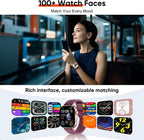 Built-in GPS Distance Tracking Watch for Men and Women, Average Pace Running & Swim Watch, Waterproof, Long Battery Life(Gold)