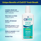 CloSYS Mouthwash, 32 Ounce, Fresh Breath Mouthwash, Gentle Mint