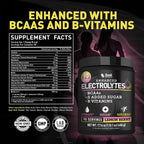 Zeal Naturals Electrolyte Powder - 90 Servings | Keto Electrolytes Powder | Zero Sugar, BCAAs, B-Vitamins | Potassium, Zinc, Magnesium | Hydration Powder Recovery Drink | Lemon Berry