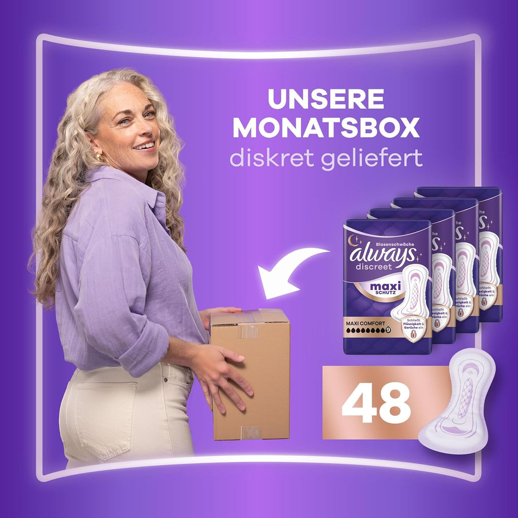 Always Incontinence Products Overnight