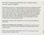 Tea Tree Therapy Vaginal Suppositories with Oil, 6 Count