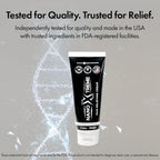 NANOXTREME Pain Relief Cream, 3.3oz Tube | Fast-Acting Topical for Muscle, Joint & Nerve, Deep-Absorbing, Long-Lasting Formula, Natural Ingredients, Cooling, USA Made