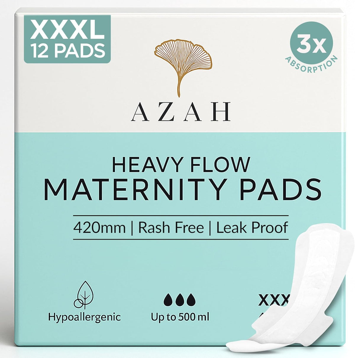 XXXL Maternity Pads Postpartum 12 pieces