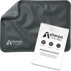 Flexible Hot and Cold Gel Pack, Large 11.5" x 14.5" | Reusable soft gel ice pack for injuries, recovery, dual-sided plush, medical grade for back, shoulder & muscle relief, grey