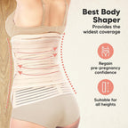 3 in 1 Postpartum Belly Support Recovery Wrap Band (Classic Ivory, M/L) | Postpartum Belly Band, After Birth Brace, Slimming Girdles, Body Shaper Waist Shapewear, Post Surgery Pregnancy Belly Support