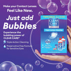 CLEAR CARE Cleaning & Disinfecting Contact Lens Solution, 12 Fl Oz, 2 Pack