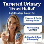 Eu Natural Urinary Harmony D-Mannose Supplement - Urinary Tract Health for Women - Fast-Acting Urinary Cleanse & Flush with Clinical-Strength D-Mannose & Hibiscus - 60 Capsules