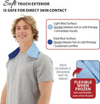 Core Products Soft Comfort CorPak, No Frost Hot and Cold Therapy Pack - 6" x 10", Made in The USA- 2 Pack