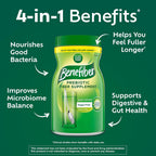 Benefiber Prebiotic Fiber Supplement Powder, Unflavored, 250 Teaspoons
