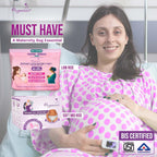 Pregawear C Section Maternity Panty(4) & Postpartum Panty(10) Combo |Low Rise 360˚ Coverage Disposable Underwear|Ultra Thin, 100% Leak Proof, Antifungal After Delivery Heavy Flow
