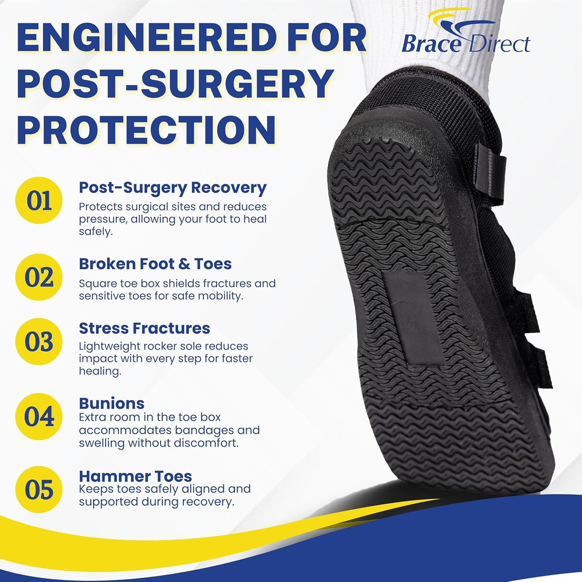 Brace Direct Post Op Recovery Post-Op Shoes