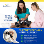 Brace Direct Breg T Scope Premier Post Op Knee Brace Adjustable ROM for ACL MCL PCL Injury Recovery L1833 L1832 (Thighs Up to 30.5")