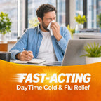 AXIV Day & Night Cold & Flu Medicine Combo Pack Softgels, Daytime & Nighttime Relief for Headache, Fever, Sore Throat, Minor Aches & Pains, & Cough, 48 Softgels