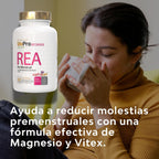 Life Pro Vitex Agnus Castus REA, Feminine Supplement with Magnesium and Saffron for Hormone Balance, Emotional Wellness and Premenstrual Symptom Relief, European Vegan Quality with 120 Capsules
