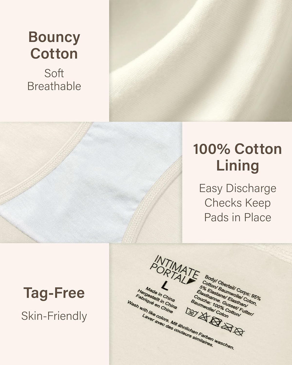 Intimate Portal Cotton Pregnant Panties | Premama & Postpartum | Bikini Panties