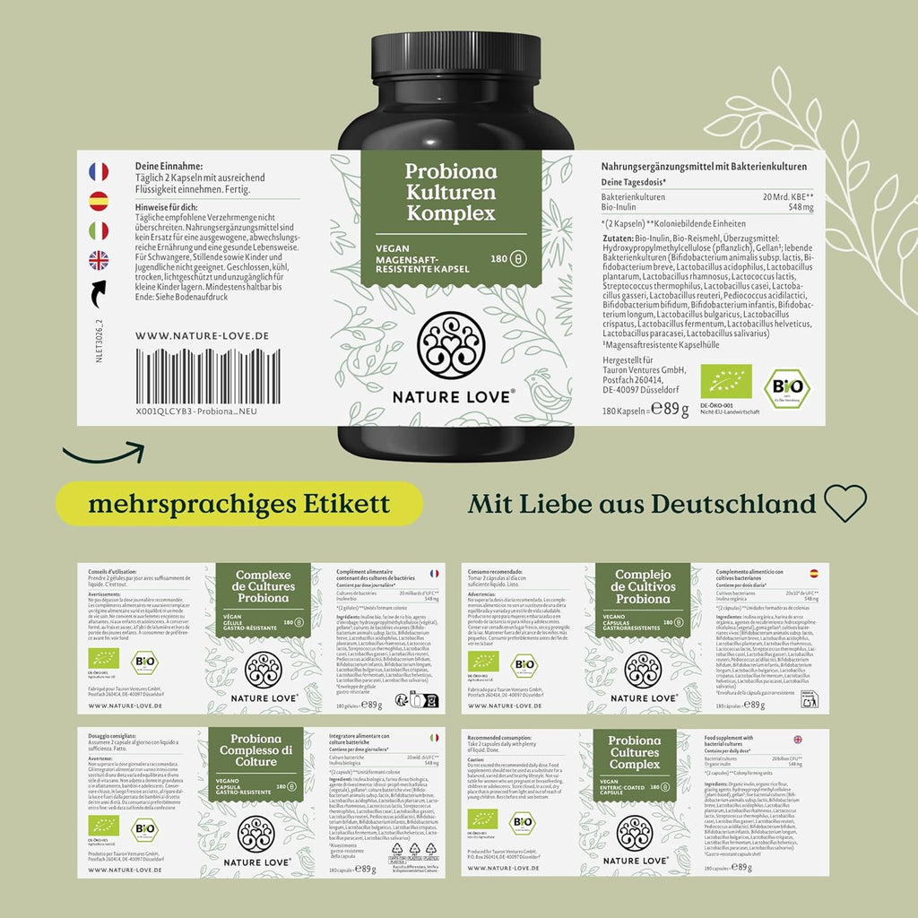 Nature Love Probiotic Supplements Organic