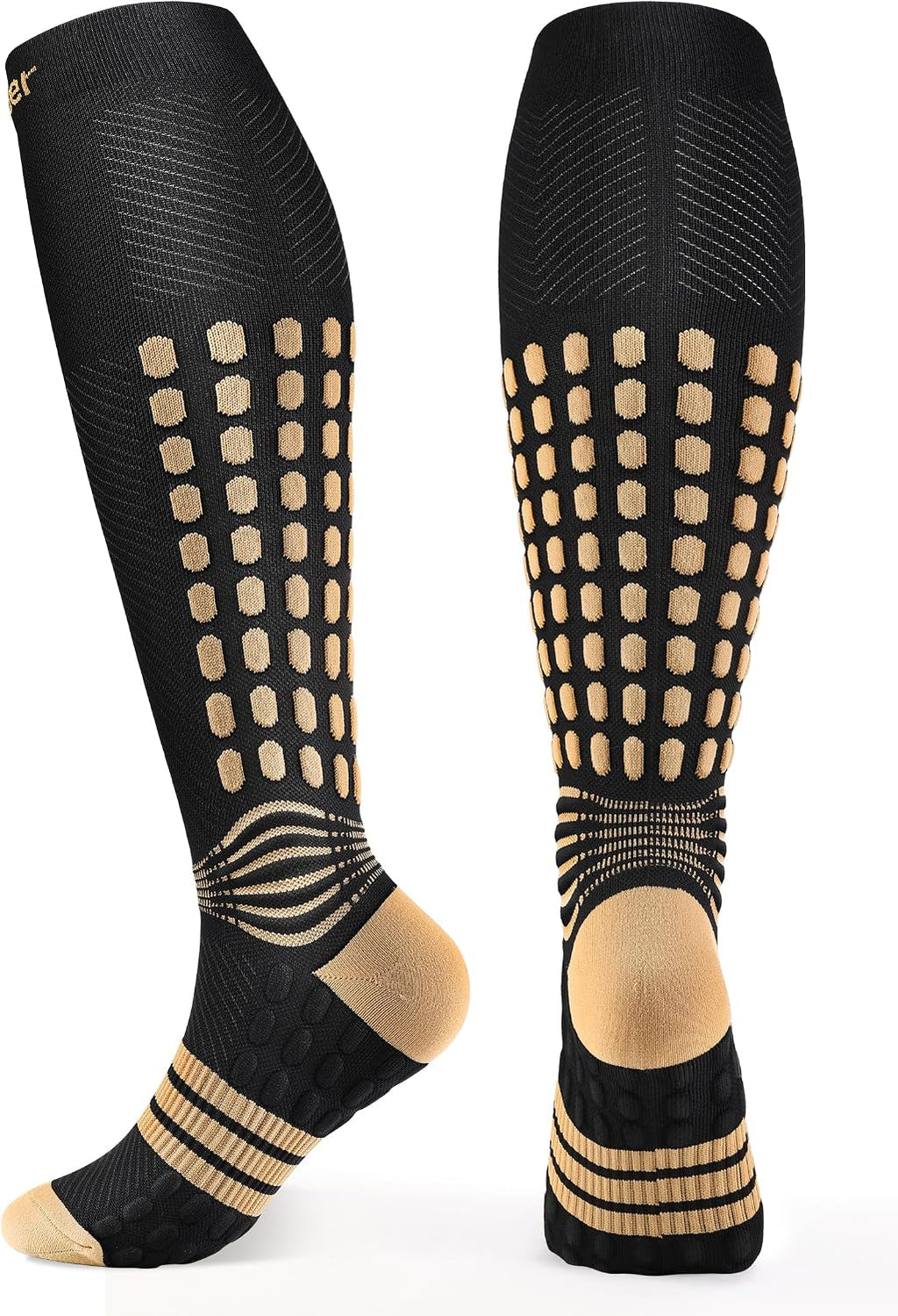 NEENCA Professional Compression Socks for Women Men Circulation, 20-30 mmHg | Copper Infused Fiber, Patented Massage Dots Design, Medical Sock for Pain Relief, Swelling, Nurse, Travel, Flight, Daily Wear
