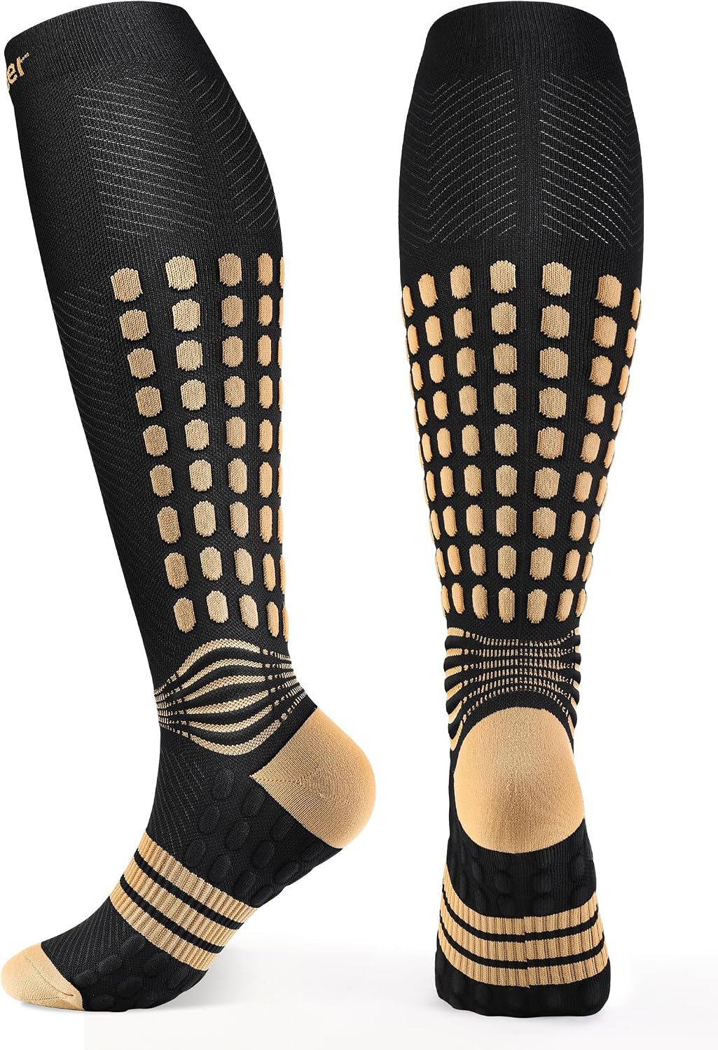 NEENCA Professional Compression Socks for Women Men Circulation, 20-30 mmHg | Copper Infused Fiber, Patented Massage Dots Design, Medical Sock for Pain Relief, Swelling, Nurse, Travel, Flight, Daily Wear