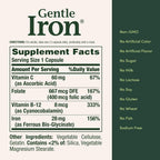 Nature's Bounty Gentle Iron 28 mg Capsules, 90 Count