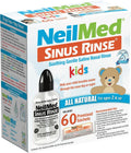 Neilmed's Sinus Rinse, Pediatric, Complete Saline Nasal Rinse Kit 60 Premixed Packets