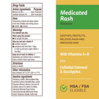 A+D Medicated Rash Ointment 1.5 oz– Relieves Rash & Skin Irritated Skin from Poison Ivy, Eczema, Beard, Bikini, Dry Skin, Chapped Skin, bug bites. Made with Colloidal Oatmeal