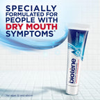 Biotene Fluoride Toothpaste for Dry Mouth Symptoms, Bad Breath Treatment and Cavity Prevention, Fresh Mint - 4.3 oz