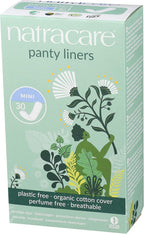 Natracare Mini Panty Liners 30 Pack, 30 count, Pack of 30