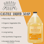 Adams Handmade Soap Thick Organic Castile Liquid Hand Soap 1 Gallon Refill - Citrus Medley