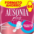 Ausonia Ultra Plus Normal Pads with Wings, 64 Count, Protection and Light Aroma All In One
