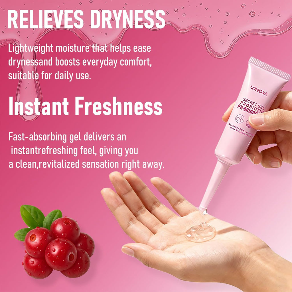 Firming Hydrating Essence Gel for Intimate Care – 5g x 7 Tubes | pH Balancing, Moisturizing, Brightening, Tightening | Women's Intimate Gel | Gentle & Soothing Formula