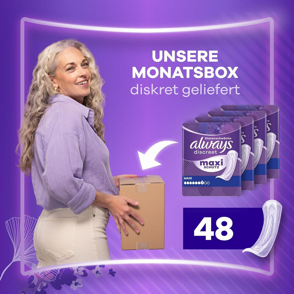 Always Incontinence Products 20 pieces