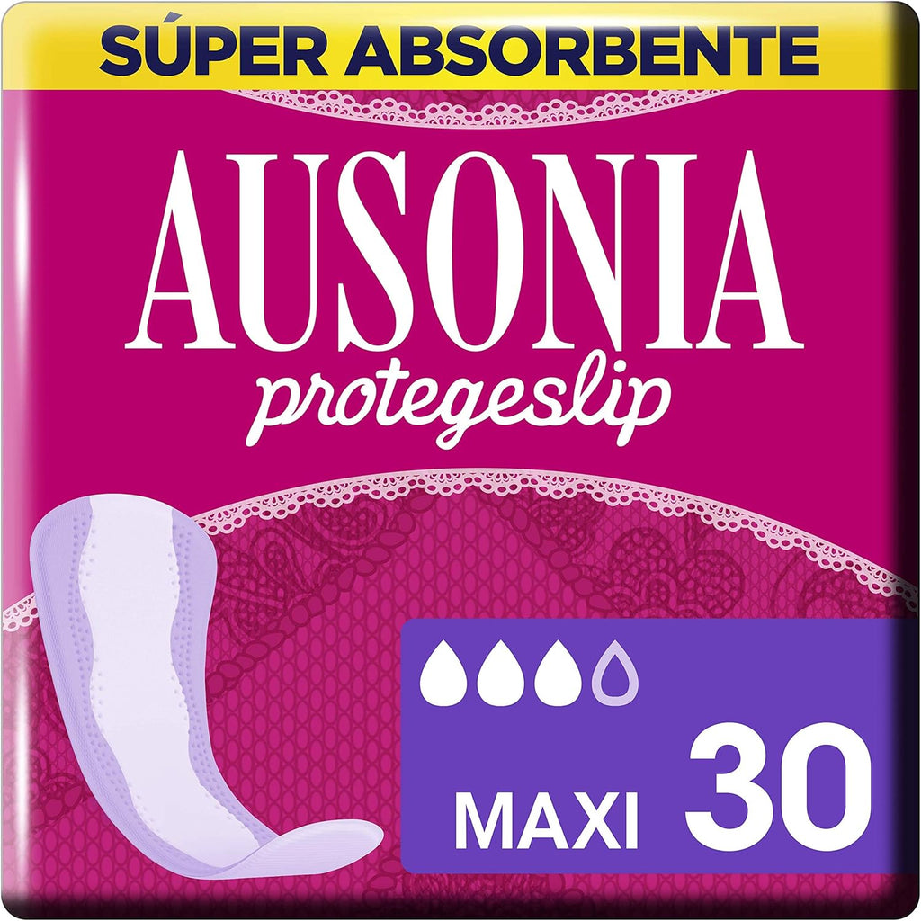 Ausonia Maxi Super Absorbent Panty Liners, 30 Count