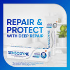 Sensodyne Repair and Protect Whitening Toothpaste, 3.4 oz (Pack of 2) | Toothpaste for Sensitive Teeth and Cavity Prevention