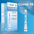 2San COVID-19 Pen Test, Results in 15 Mins, Rapid & Reliable Nasal Swab, Easy At-Home Testing, Clinically Accurate, Gentle, Stress-Free Use, 5-Pack (5 Tests Total)