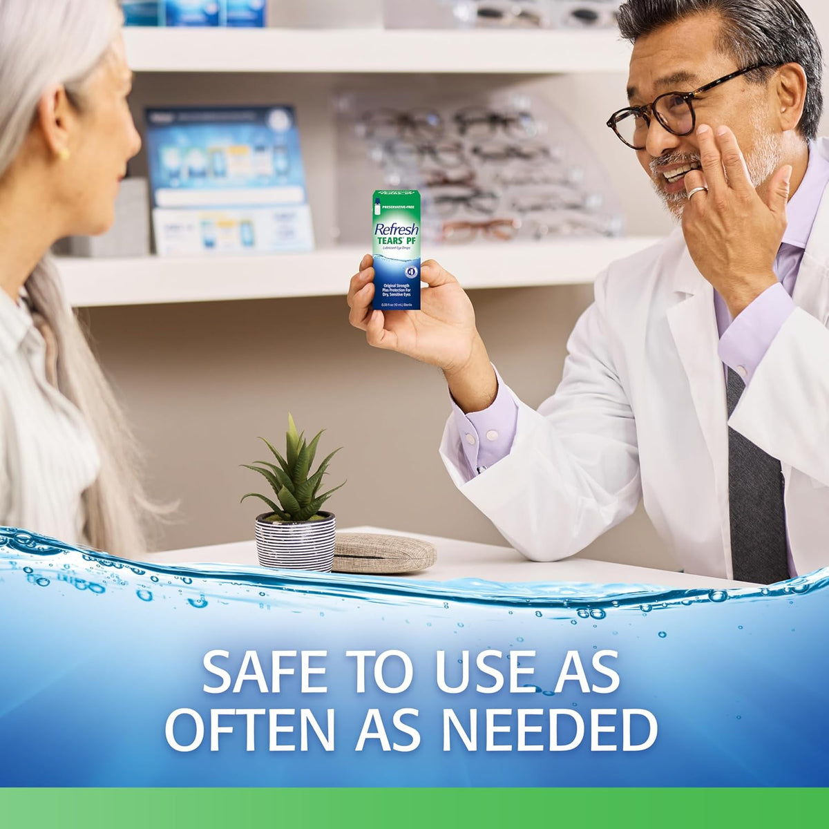 REFRESH TEARS PF Preservative-Free Artificial Tears Lubricant Eye Drops, 0.33 fl oz (10 mL)