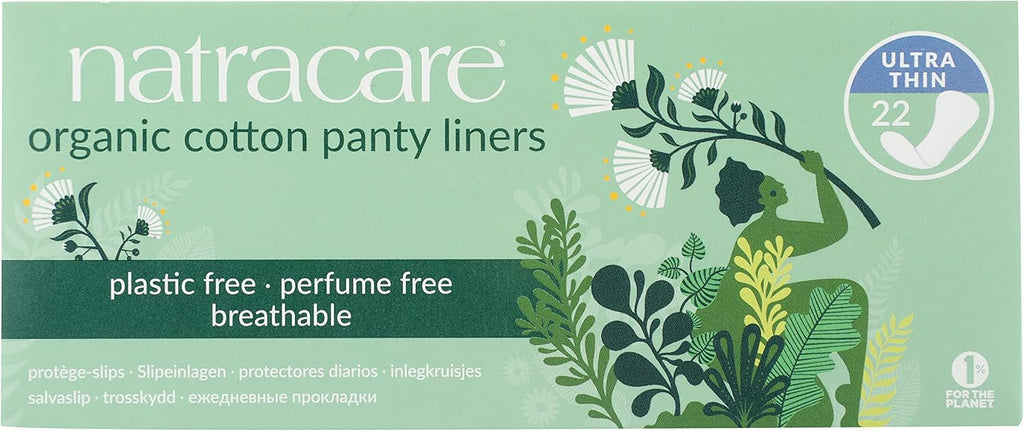Natracare Ultra Thin Organic Cotton Panty Liner, 22 Liners