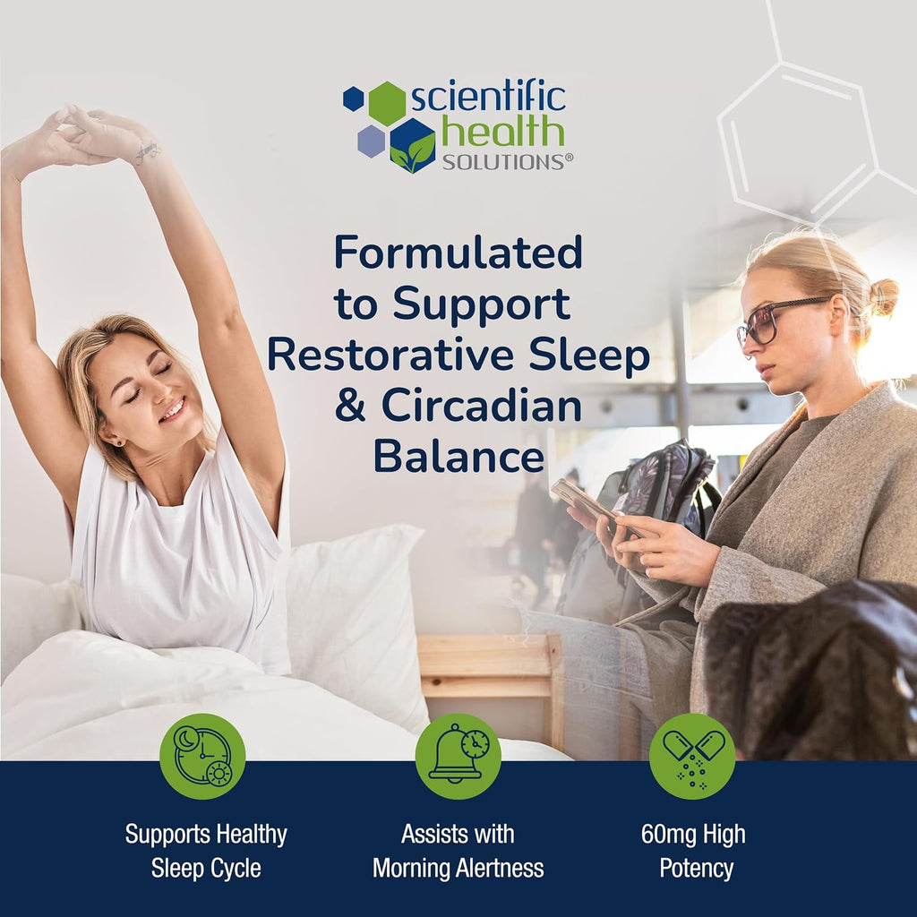 Melatonin 60mg High Dose Sleep Aid (1 Pack) | High Dose Melatonin Sleep Aid for Adults | Extra Strength, Non-Habit Forming, Drug-Free | Vegan, Non-GMO, Made in USA