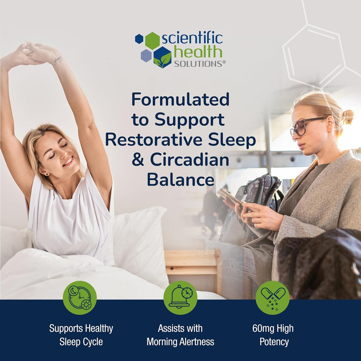 Melatonin 60mg High Dose Sleep Aid (1 Pack) | High Dose Melatonin Sleep Aid for Adults | Extra Strength, Non-Habit Forming, Drug-Free | Vegan, Non-GMO, Made in USA