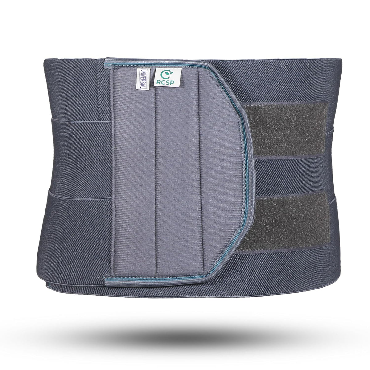 RCSP Abdominal Support Belt for Post-Surgery Recovery Adjustable Abdominal Brace for Injury Recovery and Support Comfortable Post-Surgical Abdominal Binder for Women and Men S to XL(26-42) Inch (Grey)