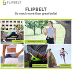 FlipBelt Lightweight Running Air Belt, Fitness and Running Fanny Pack for Women and Men, Non Chafing Waist Band Pack for Phone, Keys, Money, Moisture Wicking Storage Belt, USA Company