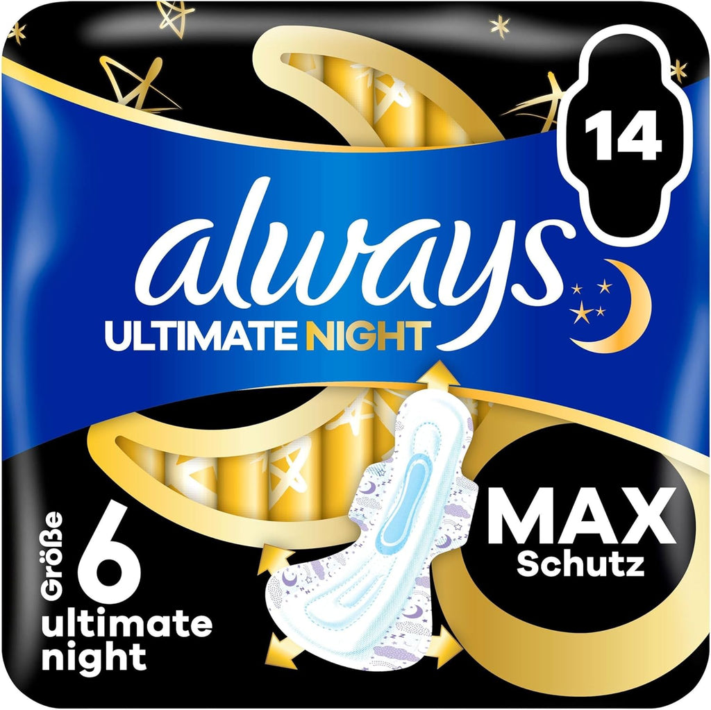 Always Sanitary Pads 14 pieces